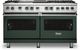 Viking® 5 Series 60" Blackforest Green Pro Style Dual Fuel Liquid Propane Range with 12" Griddle and 12" Grill-0