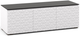 Salamander Designs® Chameleon Milan 237 White and Black Glass AV Cabinet-0