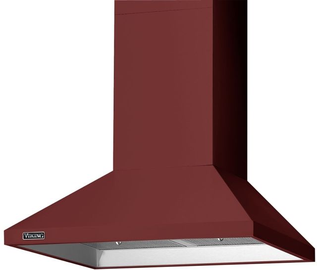 Viking® 3 Series 36" Reduction Red Chimney Wall Hood-0