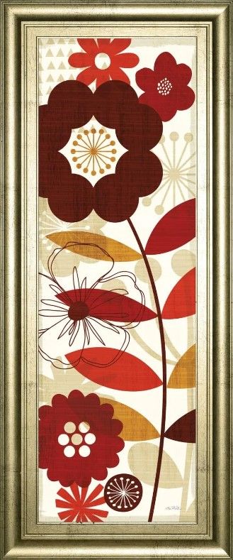 Classy Art Floral Pop Panel l by Mo Mullan Wall Art-0