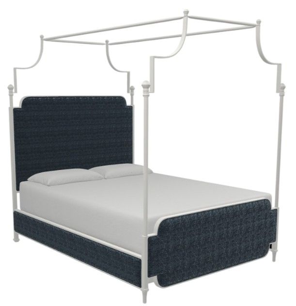 Wesley Allen Customizable California King Upholstered Canopy Bed-1