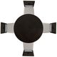 Powell® Ingram 5-Piece Black/Gray Dining Set-3