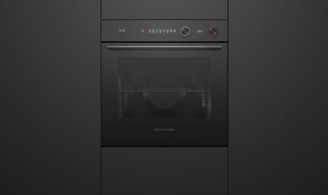 Fisher & Paykel Series 5 24” Black Glass Contemporary Self Cleaning Single Electric Wall Oven-3