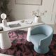 TOV Furniture Kristen Faded Blue Rolling Desk Chair-1