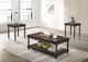 Furniture of America® Monango 3-Piece Weathered Gray Occasional Table Set-1