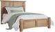 Vaughan-Bassett Jamestown Oak Mansion Bleached Oak Queen Panel Bed -0