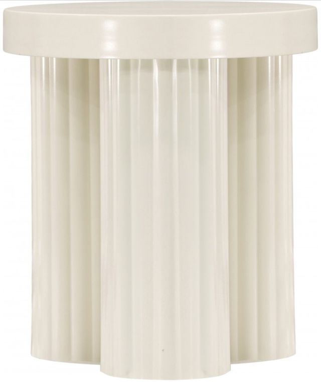 Meridian Furniture Rhodes Cream End Table-1