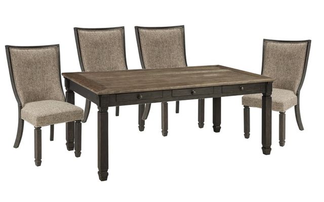 Signature Design by Ashley® Tyler Creek 5-Piece Black/Gray Dining Set-0