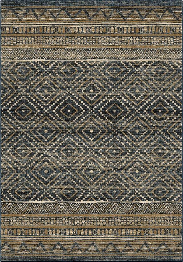 Orian Adagio Coastal Pier Indigo 6'7"X9'8" Rug-0