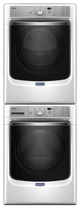 Maytag® Front Load Electric Dryer-White-1