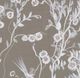 Windy O'Connor Cherry Blossom Cafe Gray Decorative Pillow-1