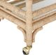 Currey & Company Olisa Natural/Clear Bar Cart-4