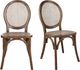 Moe's Home Collection Rivalto 2-Piece Brown Dining Chair Set-4