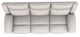 La-Z-Boy® Joel Chalk Power Reclining Sofa with Headrest and Lumbar-4