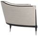 Caracole® Splash of Flash Almost Black/Ivory Accent Chair-4