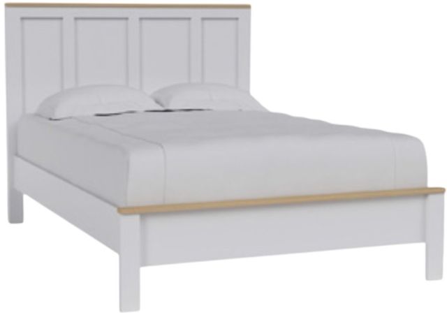 Signature Design by Ashley® Kerisden Brown/White Queen Panel Bed-0