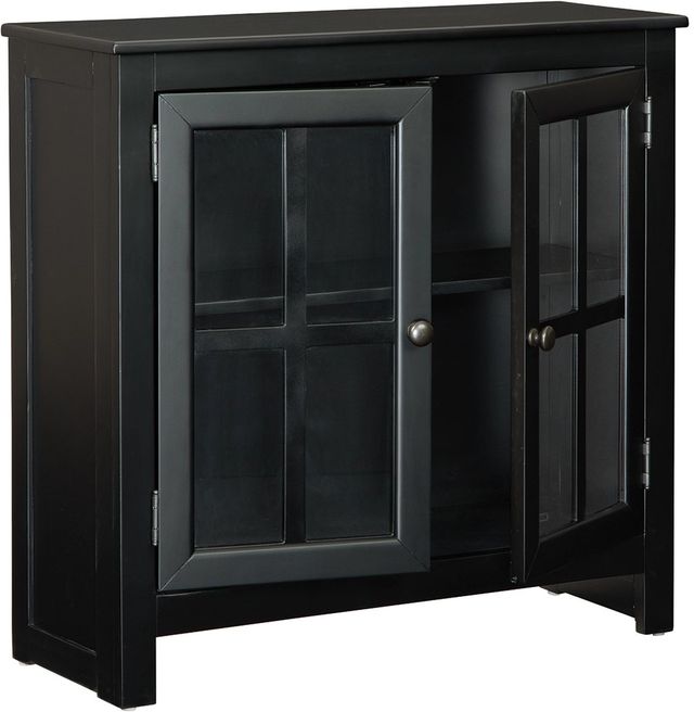 Signature Design by Ashley® Nalinwood Black Accent Cabinet-1