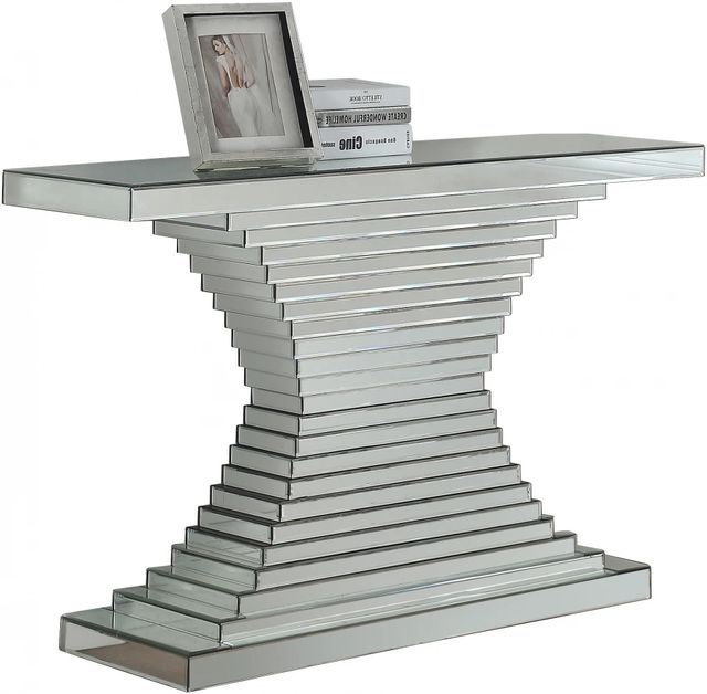 Meridian Furniture Nexus Mirrored Console Table-0