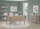 Intercon Norcross Hickory 60" Half Ped Desk-1