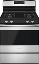 Amana® 30" Black on Stainless Free Standing Gas Range-0