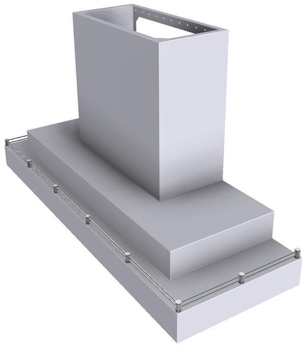 Vent-A-Hood® 60" White Contemporary Wall Mount Range Hood-1