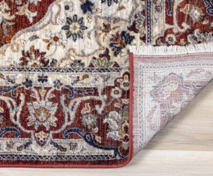 Kalora Interiors Serene Cream/Blue/Red 8' x 10' Area Rug -3