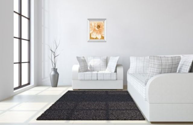 Classy Art Beautiful Cream Peonies Script Il Wall Art-3