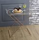 ACME Furniture Cercie Clear Tray Table with Copper Base-1