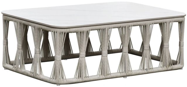 Intercon Alexa 4-Piece White Aluminum Outdoor Seating Set-3