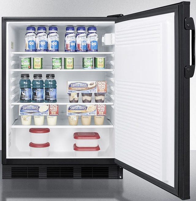 Accucold® by Summit® 24" 5.5 Cu. Ft. Black Compact Refrigerator-3