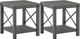 Signature Design by Ashley® Freedan 2-Piece Grayish Brown End Table Set-0