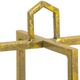 A & B Home Bastillica 3-Piece Rustic Gold Lanterns-2