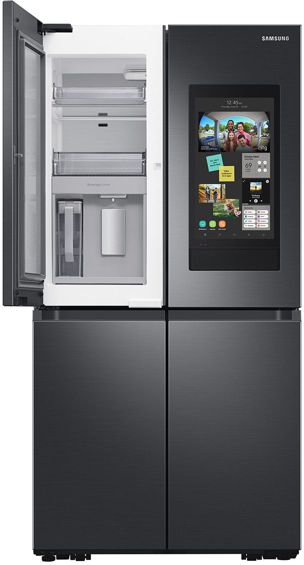 Samsung 28.6 Cu. Ft. Fingerprint Resistant Black Stainless Steel French Door Refrigerator-4