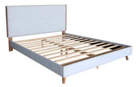 Signature Design by Ashley® Tranhaus Beige Upholstered Queen Bed-1