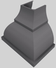 Vent-A-Hood® Designer Series 36" Gunsmoke Wall Mounted Range Hood-5