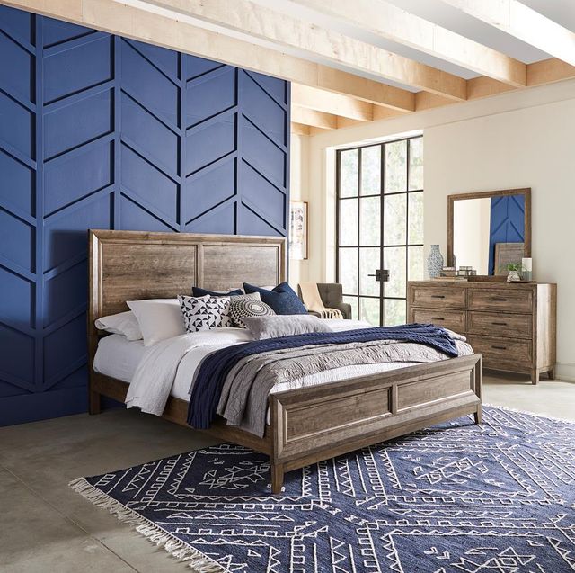 Liberty Furniture Ridgecrest Cobblestone Twin Youth Panel Bed-2