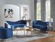 Coaster® Kaelyn 2-Piece Mirror Top Nesting Table with Gold Tapered Legs-3