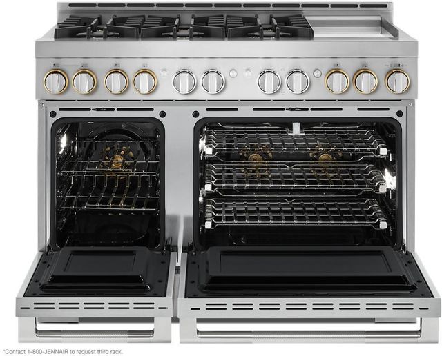JennAir® RISE™ 48" Stainless Steel Pro Style Natural Gas Range-1