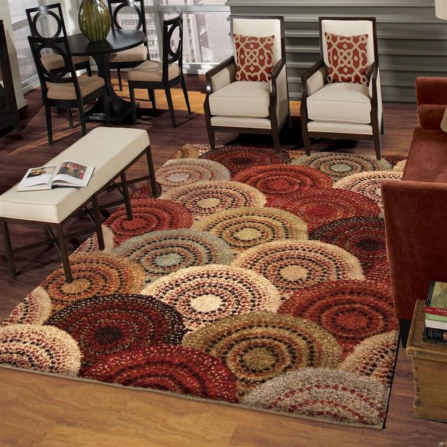 Orian Wild Weave Parker Multi 5'3" x 7'6" Rug-1