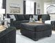 Signature Design by Ashley® Altari Slate Oversized Accent Ottoman-1