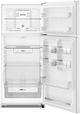 Whirlpool® 33" 16.35 Cu. Ft. White Top Freezer Refrigerator with Total Coverage Cooling-1
