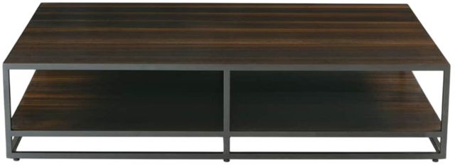 Rowe® Bartola Amber Cocktail Table with Basalt Base-2