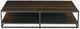 Rowe® Bartola Amber Cocktail Table with Basalt Base-2
