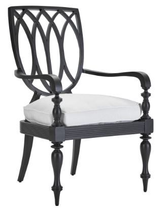 Lane Venture® Hemingway Islands Black Truffle Dining Arm Chair-0