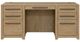 Martin Furniture Canyon Drive Natural Oak Double Pedestal Desk-1