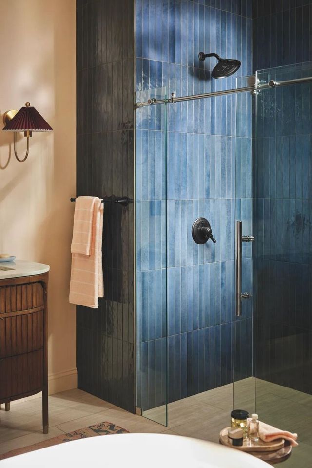 Delta Cassidy® Matte Black 18" Towel Bar-3