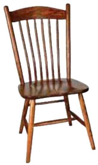 Members Amish Customizable Heritage Woodcrafters Springfield Dining Side Chair-0