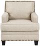 Fauteuil Claredon en tissu beige Benchcraft®-1
