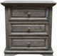 Million Dollar Rustic Coliseo Charcoal Gray Nightstand-0
