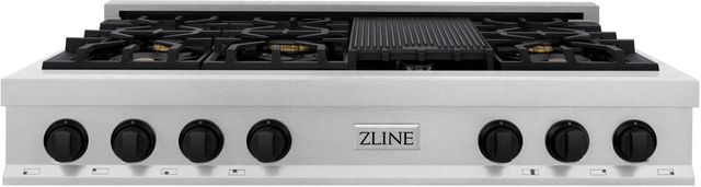 ZLINE Autograph Edition 48" Satin Stainless Steel Gas Rangetop